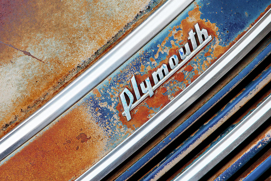 Old Plymouth Logo Photograph by Todd Klassy