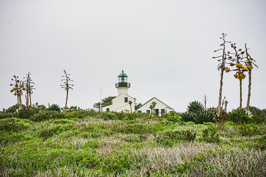 Old Point Loma Lighthouse Photograph by Bonny Puckett