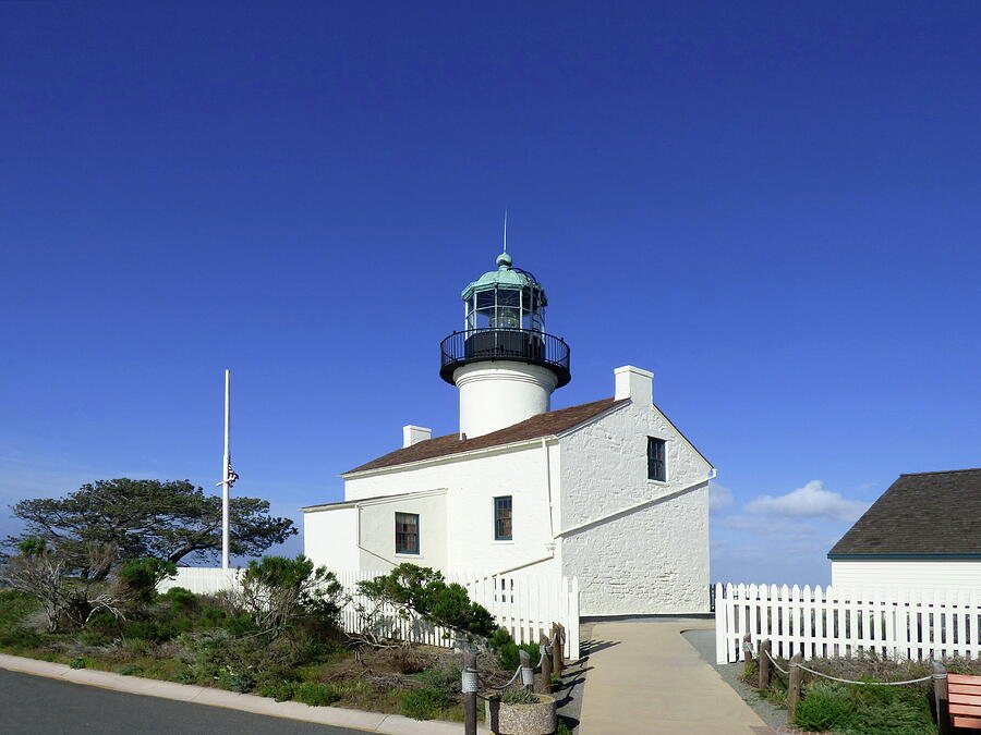 Old Point Loma Lighthouse San Diego, California Photograph by Lyuba Filatova