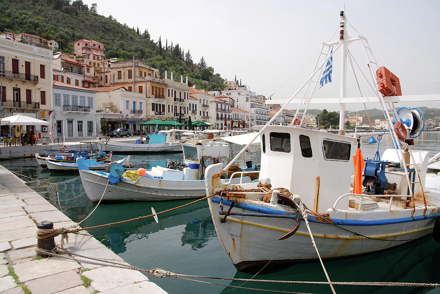 Old Port At Pylos, Greece Photograph by Assalve