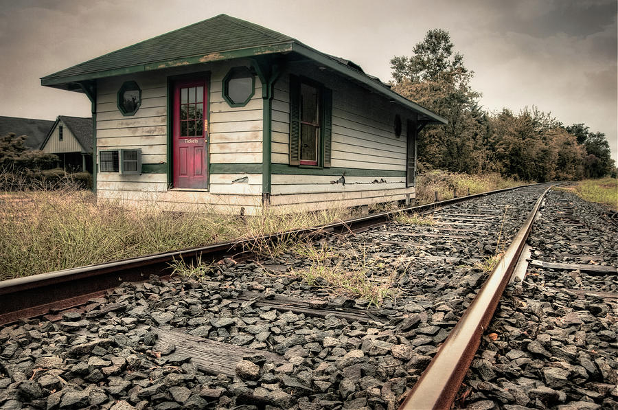Old Railroad Station Photograph by Diana Kehoe Photography