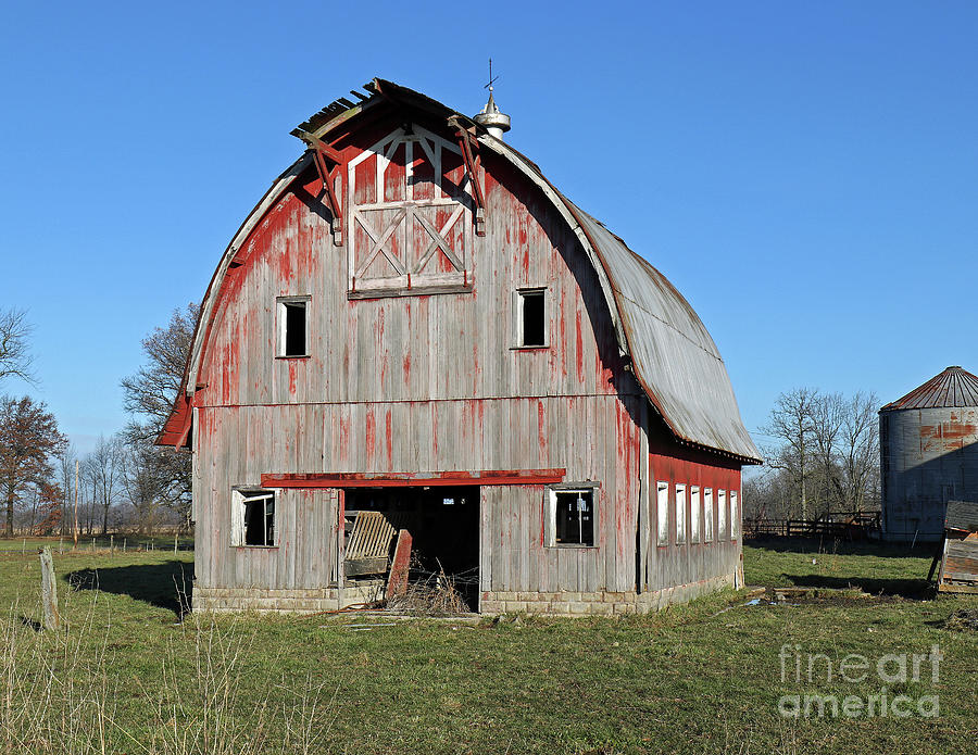 Old Red Barn 20 Indiana Photograph By Steve Gass