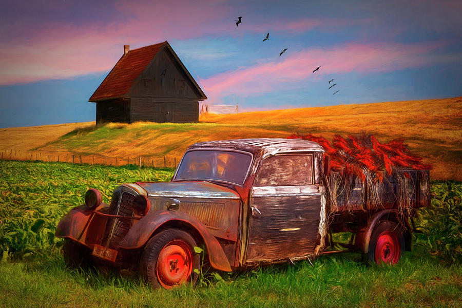 Old Retired Rusty Painting Photograph by Debra and Dave Vanderlaan