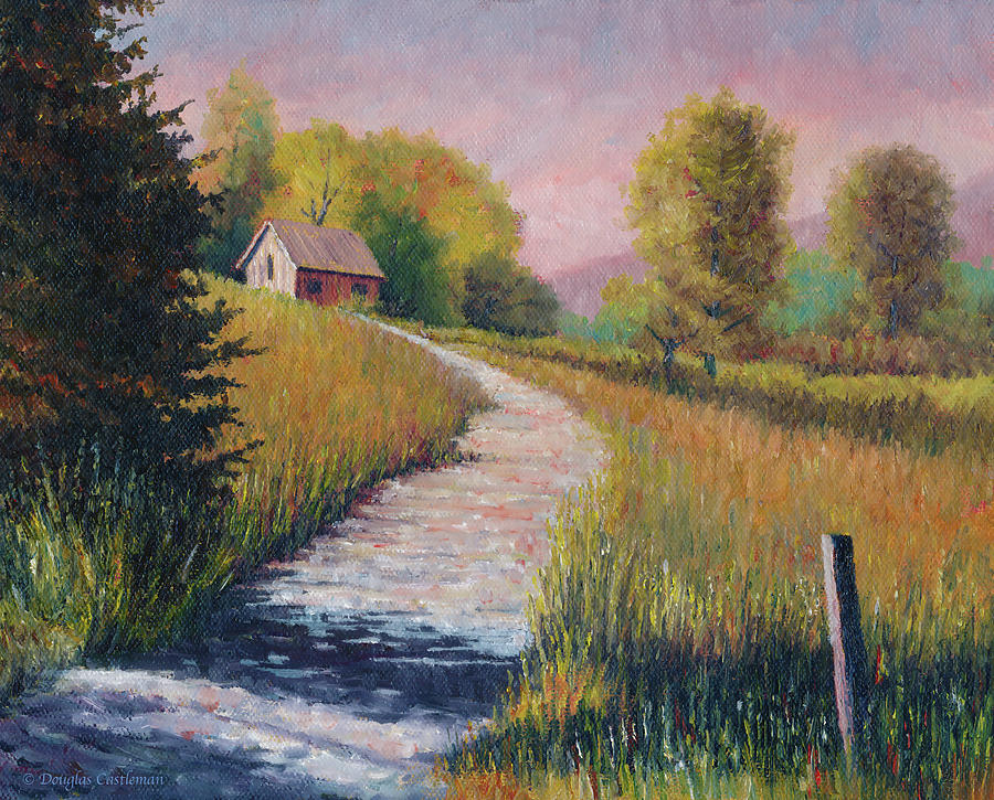Old Road Painting by Douglas Castleman