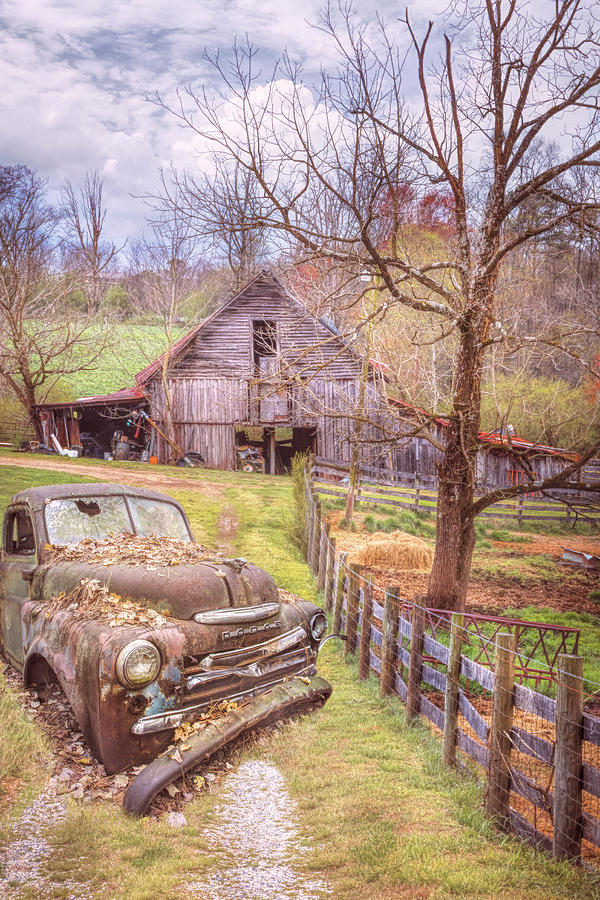 Old Rusty on the Farm Country Colors Photograph by Debra and Dave Vanderlaan