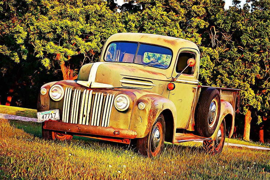 Old Rusty Truck Photograph By Gaby Ethington