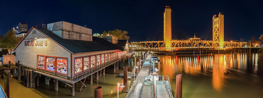 Old Sacramento Waterfront Photograph by Jonathan Hansen