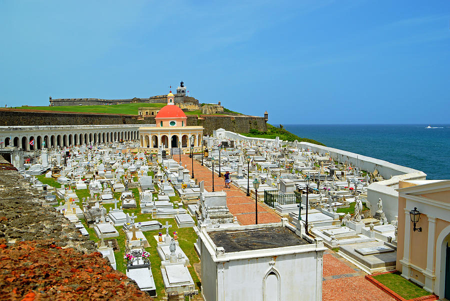 Old San Juan Cemetery Photograph by Denise Lash - Fine Art America