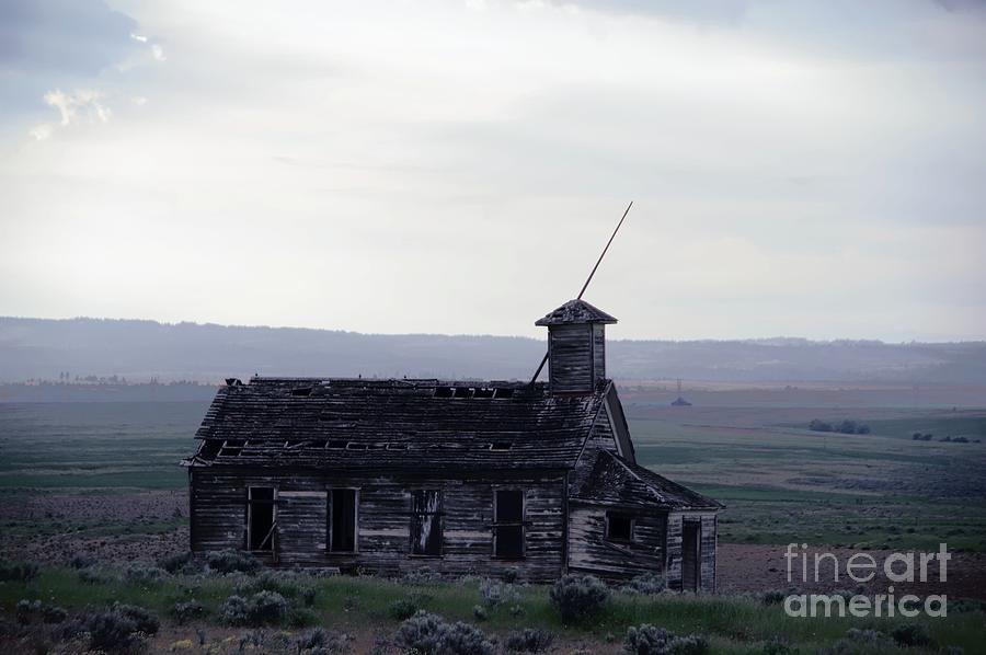 Old schoolhouse outside of Bickleton Washington Photograph by Jeff Swan