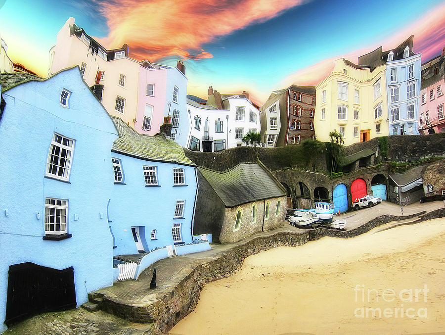 Old Sea Side Town - Twisted by Sue Harper Old Sea Side Town - Twisted by Sue Harper