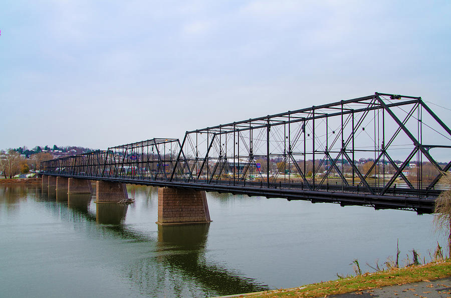 Old Shakey - The Peoples Bridge - Harrisburg Pa Photograph by Bill Cannon
