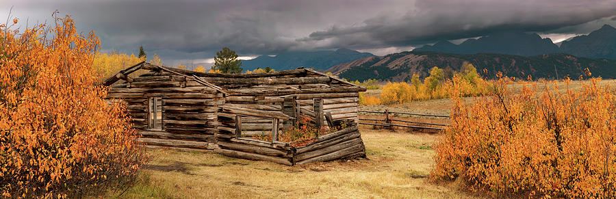 Old Shane Cabin Photograph by Leland D Howard
