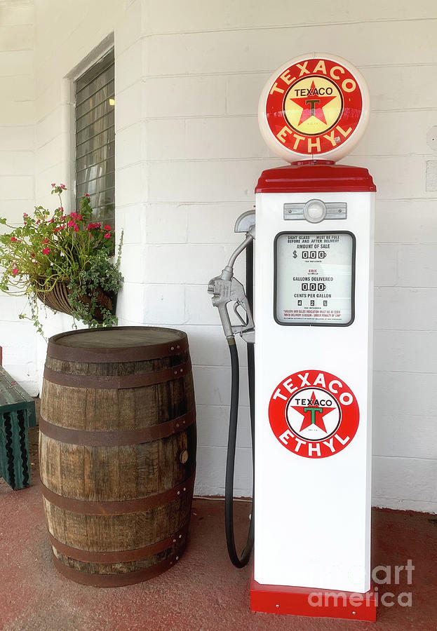 Old Shcool Gas Pump Photograph by Dale Powell