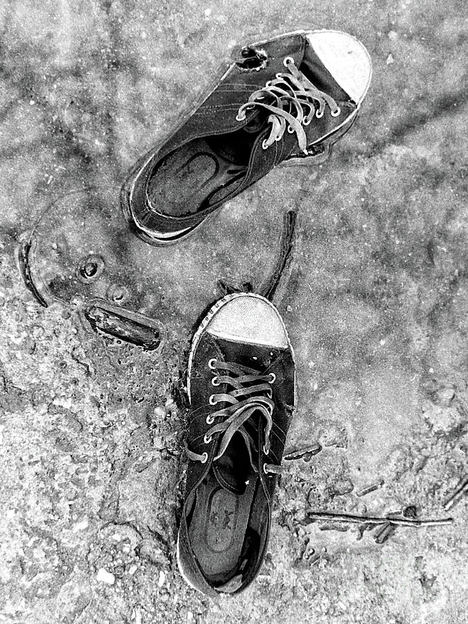Still Life Photograph - Old Sneaks by Walter Neal