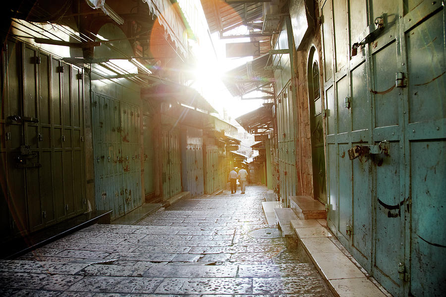 Old Souk In Jerusalem Photograph by Chris Tobin
