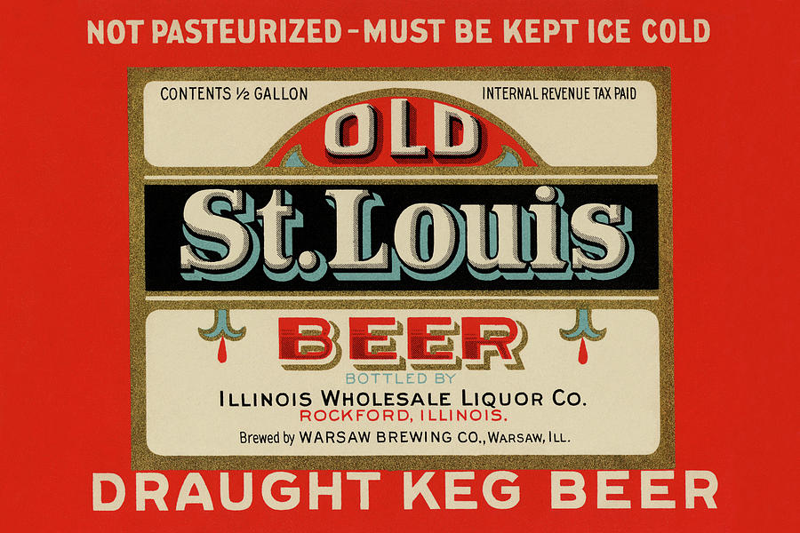 Old St. Louis Beer Painting by Unknown