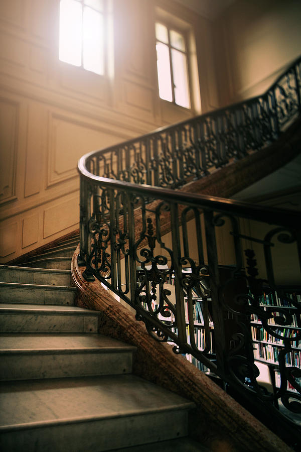 Old Stairway Photograph by Matjaz Slanic