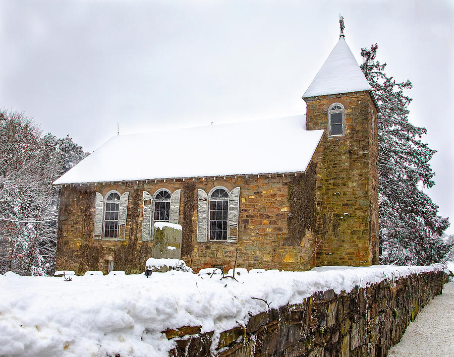 Old Stone Church Photograph by Jeanne Jackson