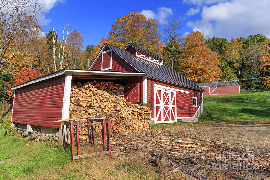 Old Sugar Shack Vermont Photograph by Edward Fielding