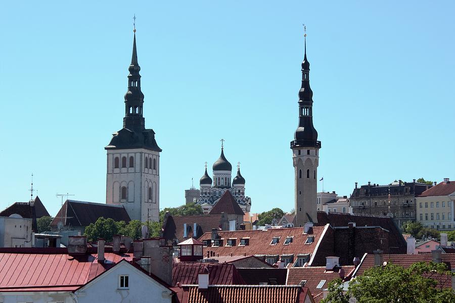 Old Tallinn Skyline Photograph