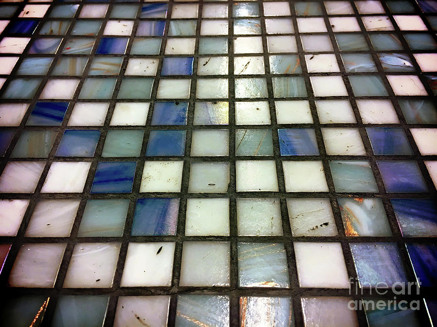 Abstract Photograph - Old Tiles Background by Tom Gowanlock Abstract Photograph - Old Tiles Background by Tom Gowanlock