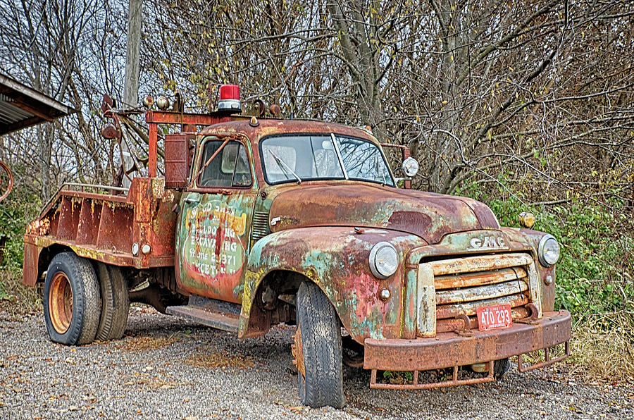Old Tow Truck Photograph by Peter Ciro