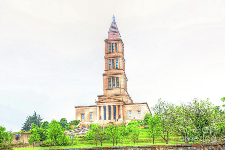 Old Town Alexandria - The George Washington Masonic National Memorial Photograph by Dave Lynch