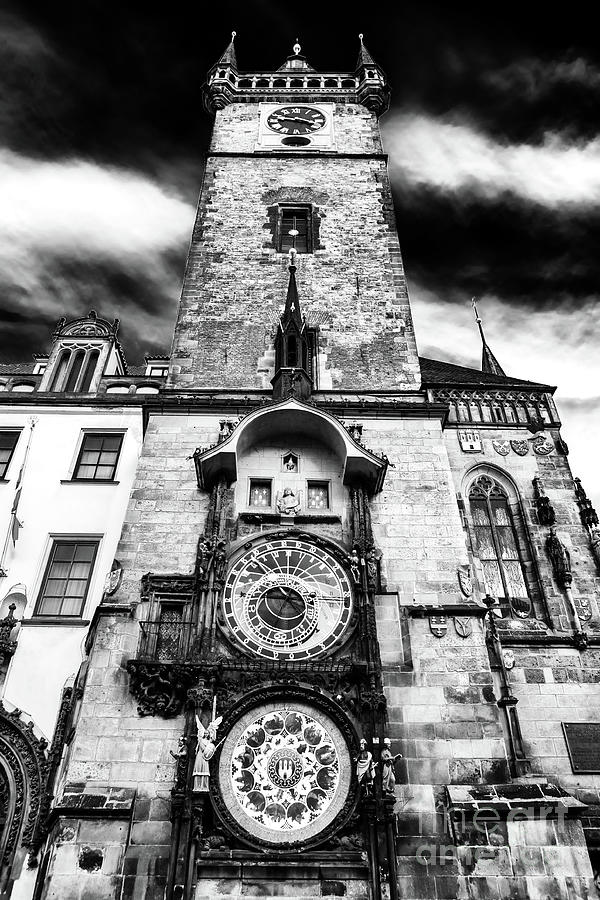 Old Town Hall Clock Tower in Prague Photograph by John Rizzuto