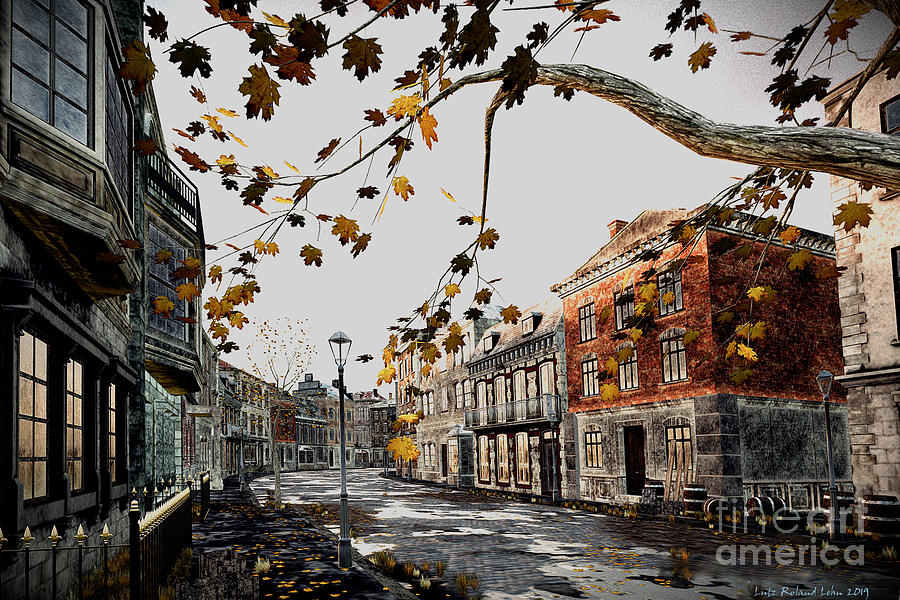 Old Town Digital Art by Lutz Roland Lehn