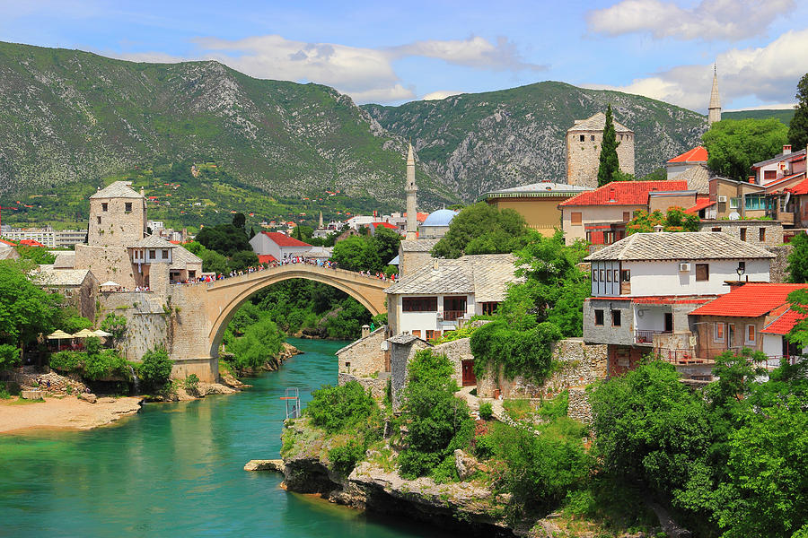 Old Town of Mostar Bosnia and Herzegovina Photograph by Ivan Pendjakov