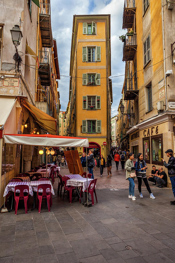Old Town of Nice City in France Photograph by Artur Bogacki