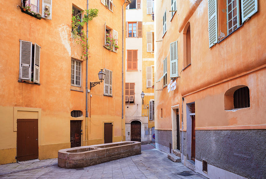 Old Town Of Nice, French Riviera, France Photograph by Aprott