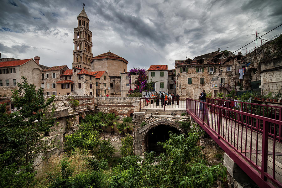 Old Town of Split in Croatia Photograph by Artur Bogacki
