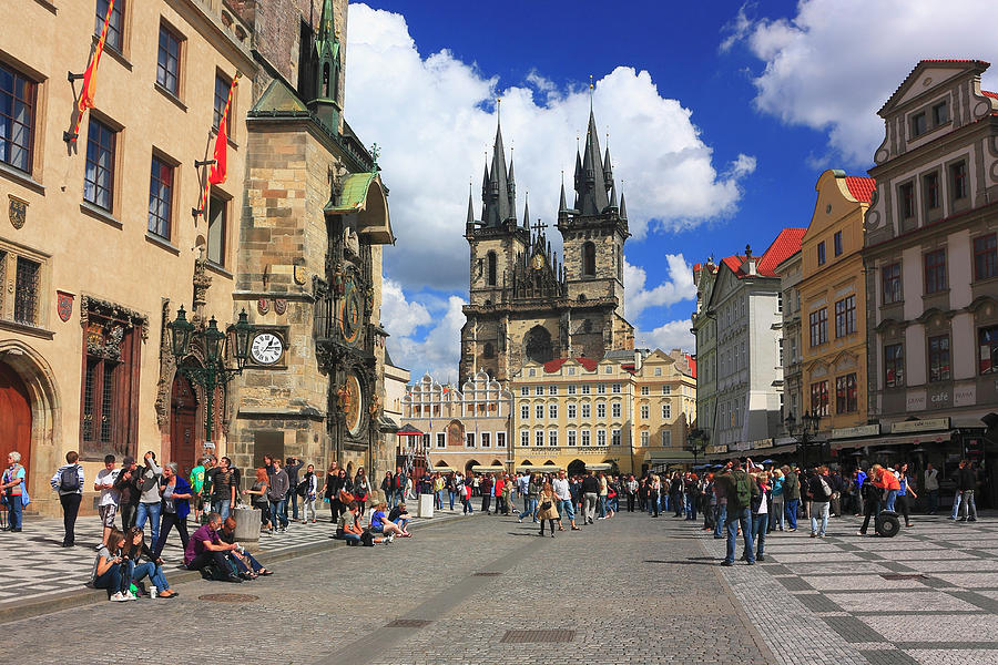 Old Town Square Prague Czech Republic Photograph by Ivan Pendjakov