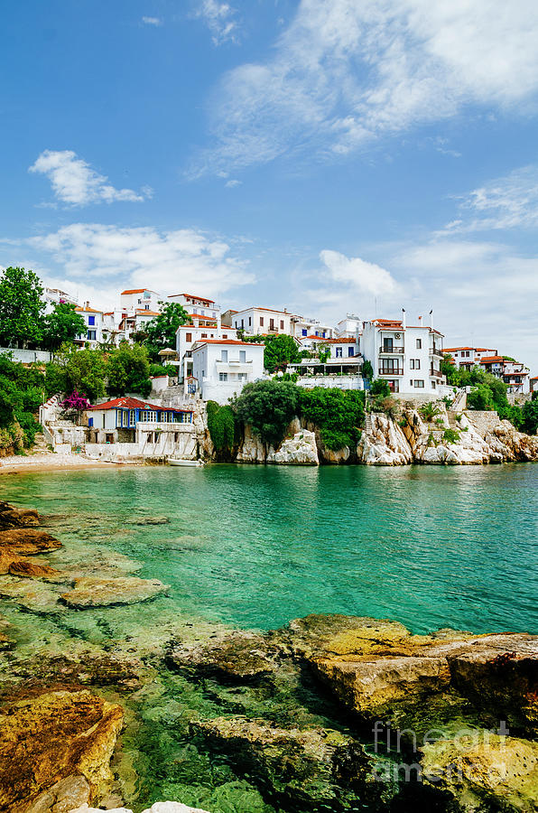 Old Town View Of Skiathos Island, Sporades, Greece. Photograph