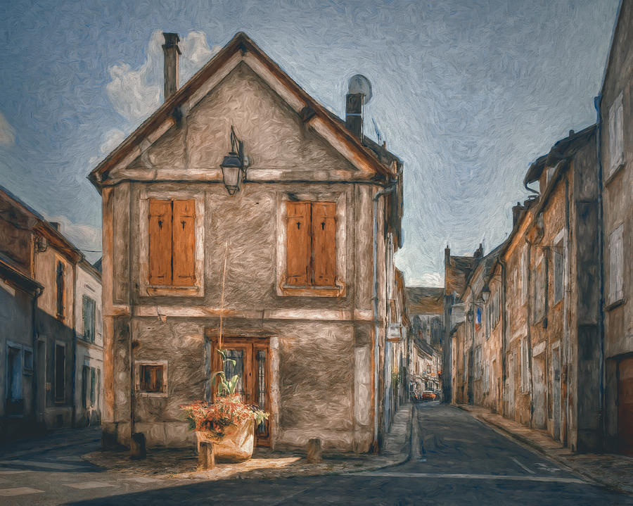  Old Town Walls - Digital Painting Photograph by Maria Angelica Maira
