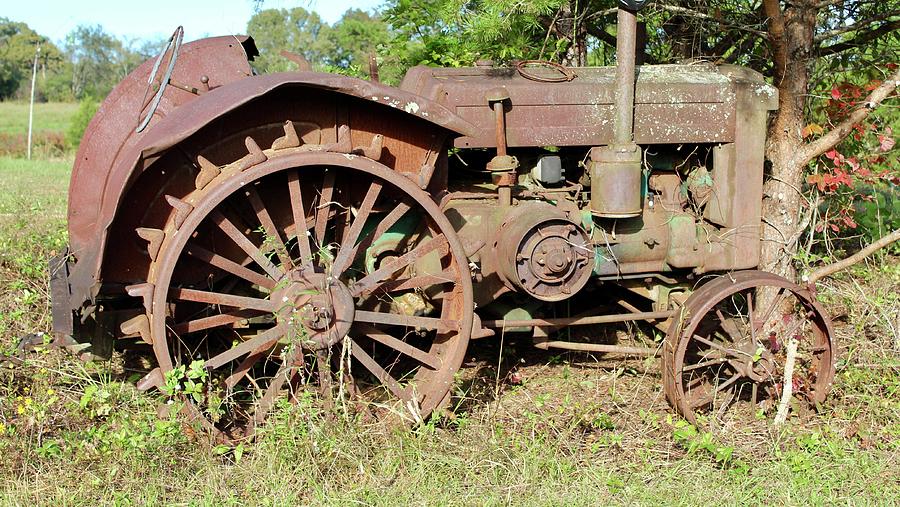 Old tractor Photograph by Micky Roberts