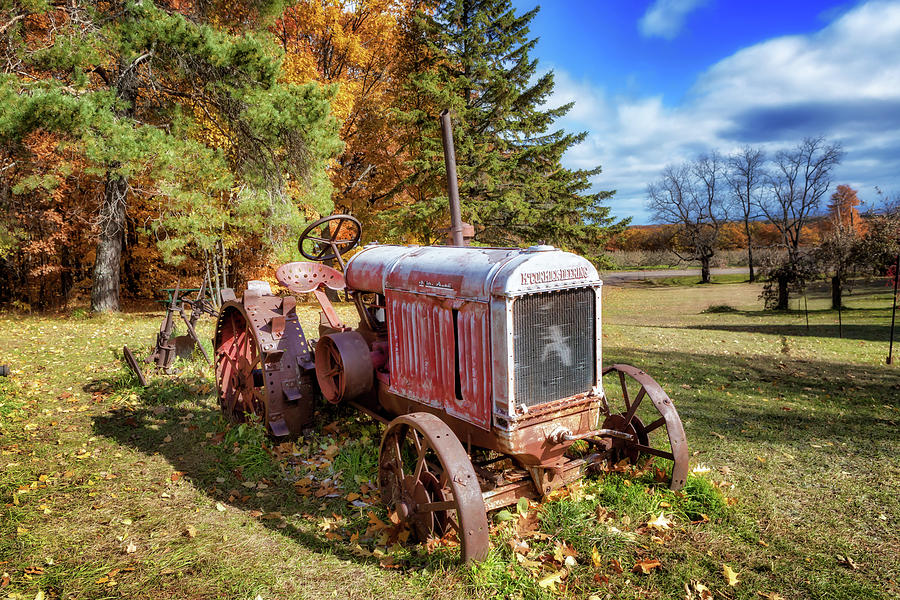 Old Tractor Photograph by Susan Rissi Tregoning