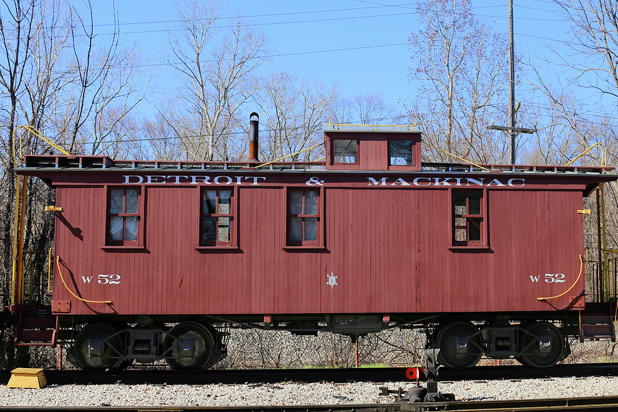 Old Train Car Greenfield Village 041519 Photograph by Mary Bedy