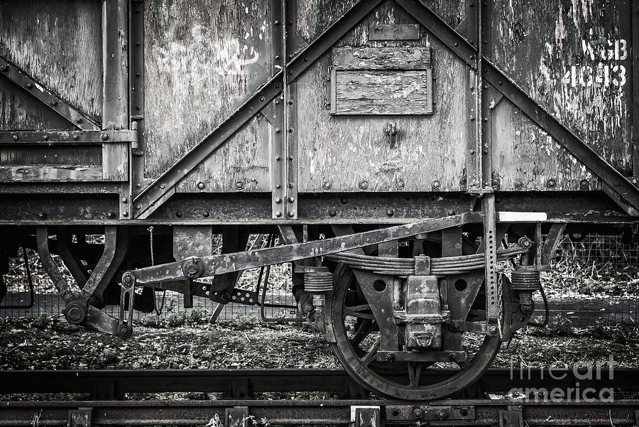 Old train in Bristol Photograph by Delphimages Photo Creations