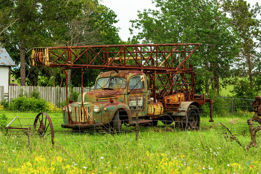 Rusted 46 Ford truck Photograph by Jason Hughes