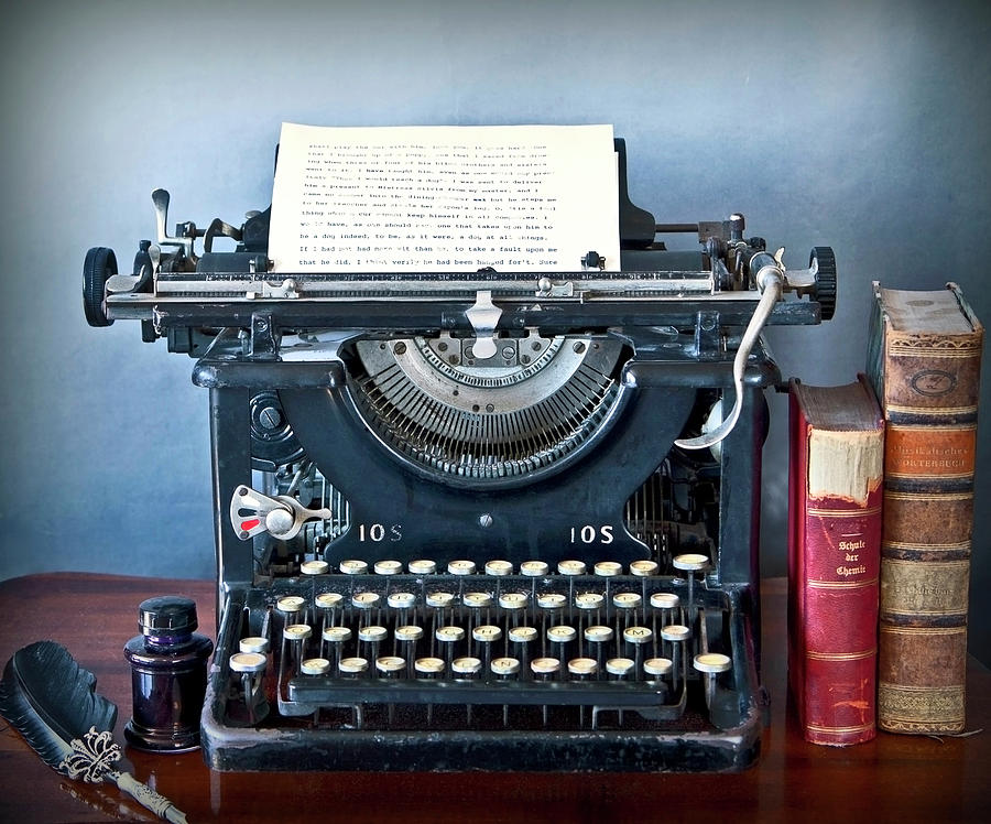 Old typewriter writing faded characters by Luisa Vallon Fumi Old typewriter writing faded characters by Luisa Vallon Fumi