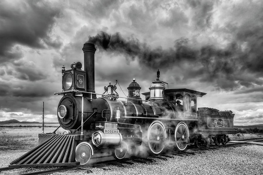 Old Union R R 119 In Black And White Photograph by Garry Gay