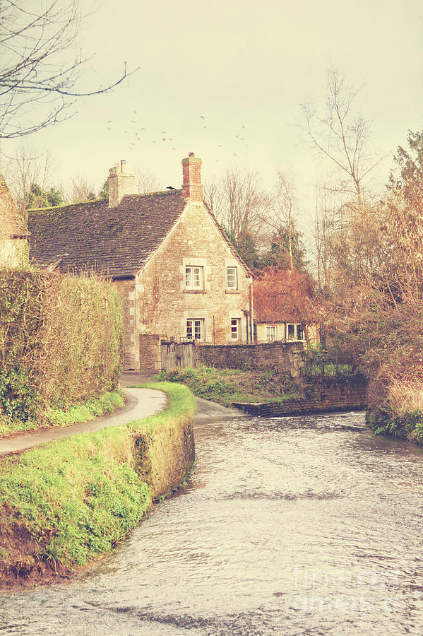 Old Village House Near A River Photograph by Ethiriel Photography