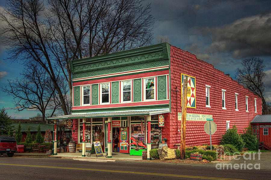 Architecture Photograph - Old Village Mercantile by Larry Braun