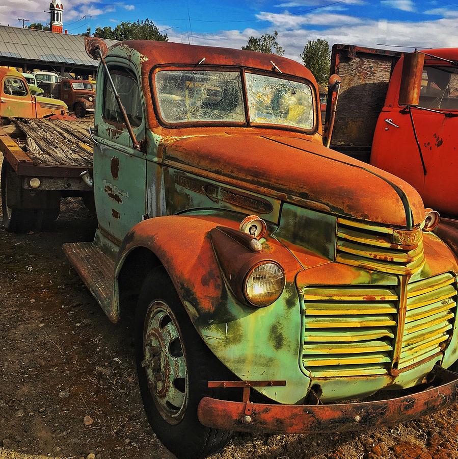 Old Vintage Farm Truck Photograph by Jerry Abbott