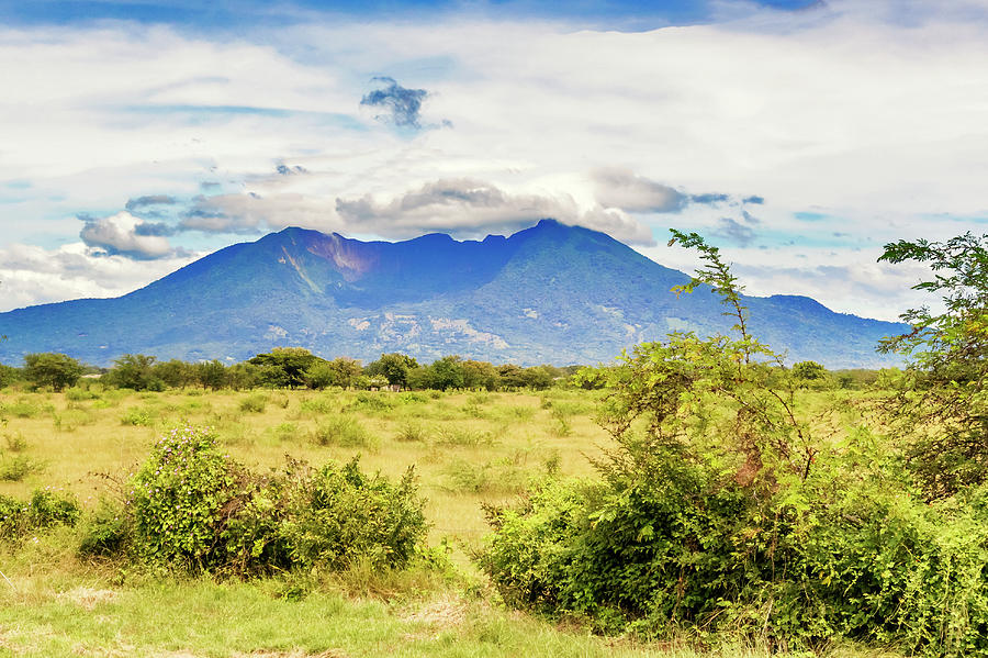 Old volcano mountain as seen from the road in Nicaragua Photograph by Marek Poplawski