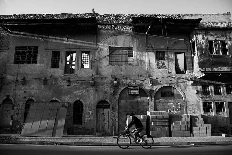 Street Photograph - Old Wall by Alibaroodi