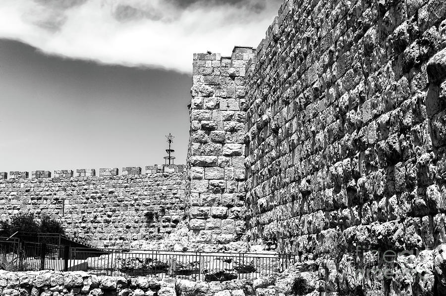 Old Wall of Jerusalem Photograph by John Rizzuto
