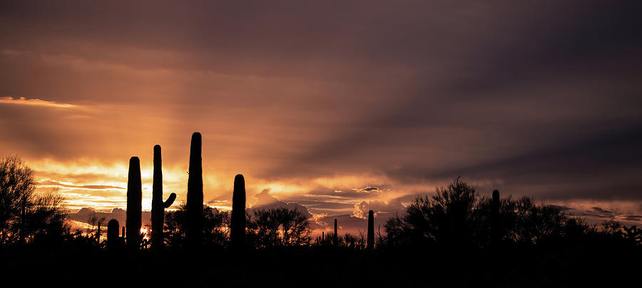 Old West Sunset Photograph